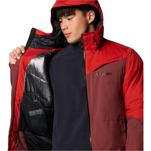Columbia chaqueta esquí hombre ICEBERG POINT II ROJO