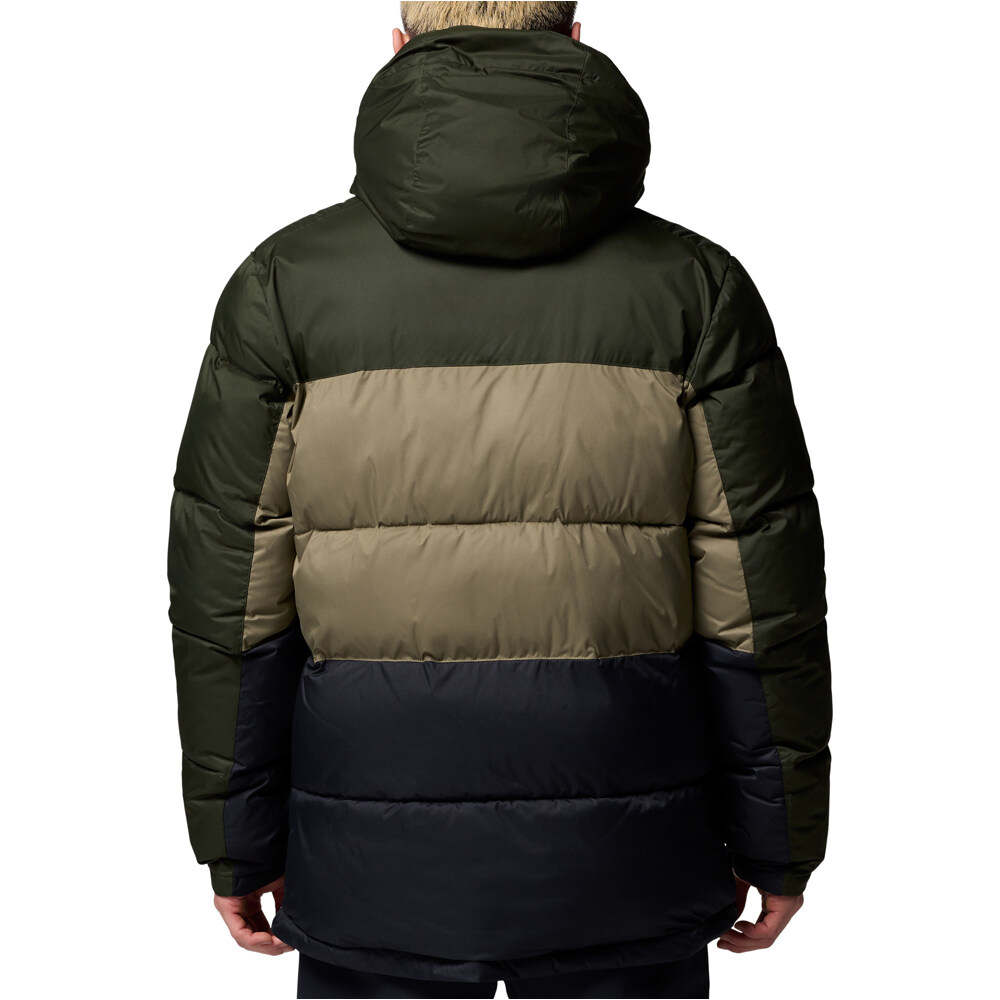 Columbia chaqueta esquí hombre SLOPE STYLE NEGRO vista trasera