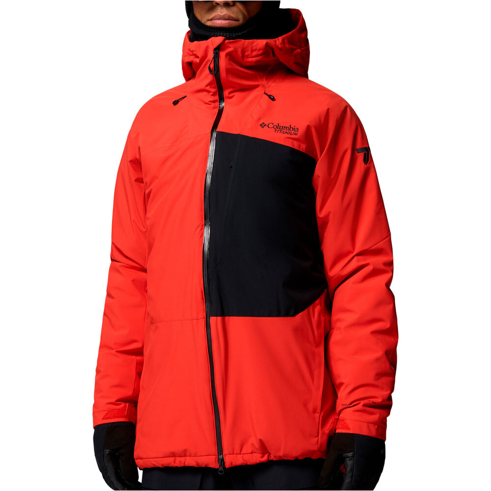 Columbia chaqueta esquí hombre Winter District III Jacket NARANJA vista frontal