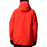 Columbia chaqueta esquí hombre Winter District III Jacket NARANJA vista trasera