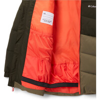 Columbia chaqueta esquí infantil ARCTIC BLAST II VERDE vista detalle