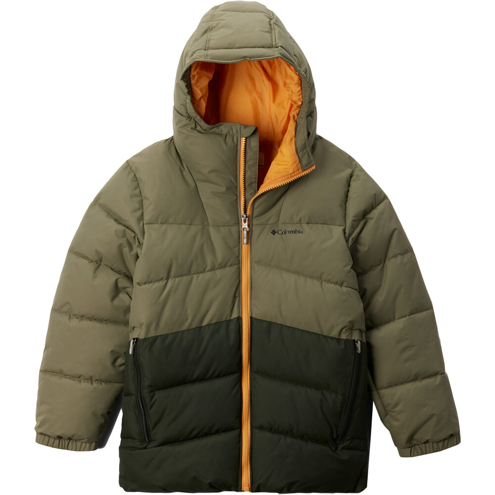 Columbia chaqueta esquí infantil ARCTIC BLAST II VERDE vista frontal