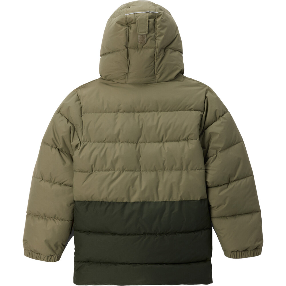 Columbia chaqueta esquí infantil ARCTIC BLAST II VERDE vista trasera