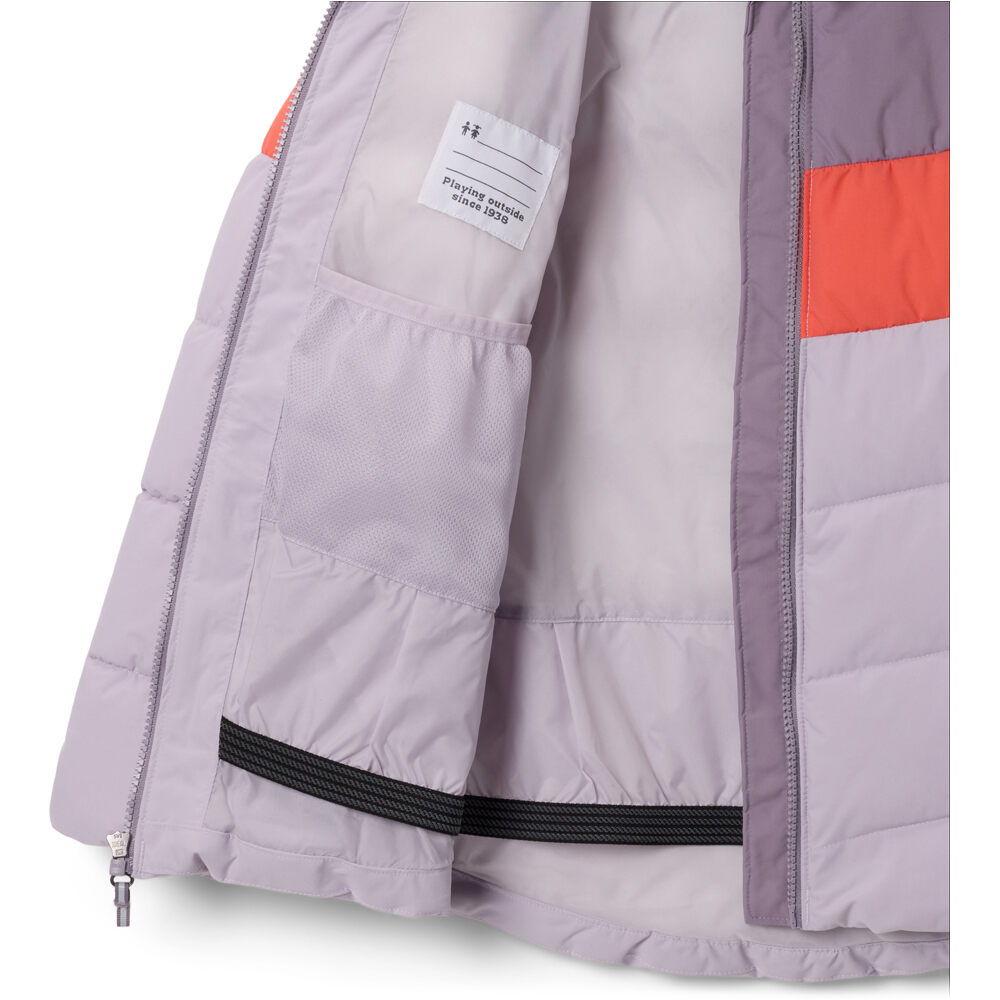 Columbia chaqueta esquí infantil ARCTIC BLAST III MORADO vista detalle