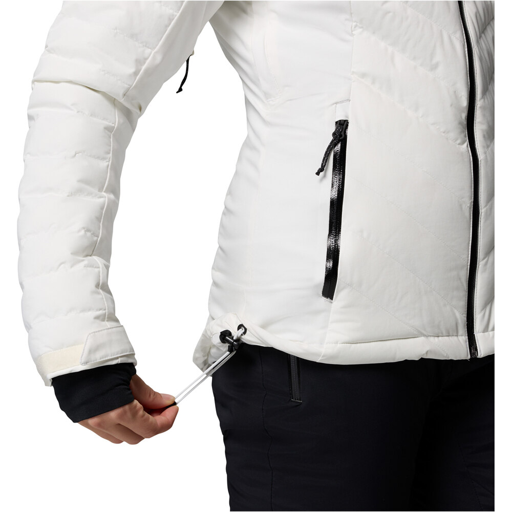 Columbia chaqueta esquí mujer BIRD MOUNTAIN III INSULATED BLANCO vista detalle