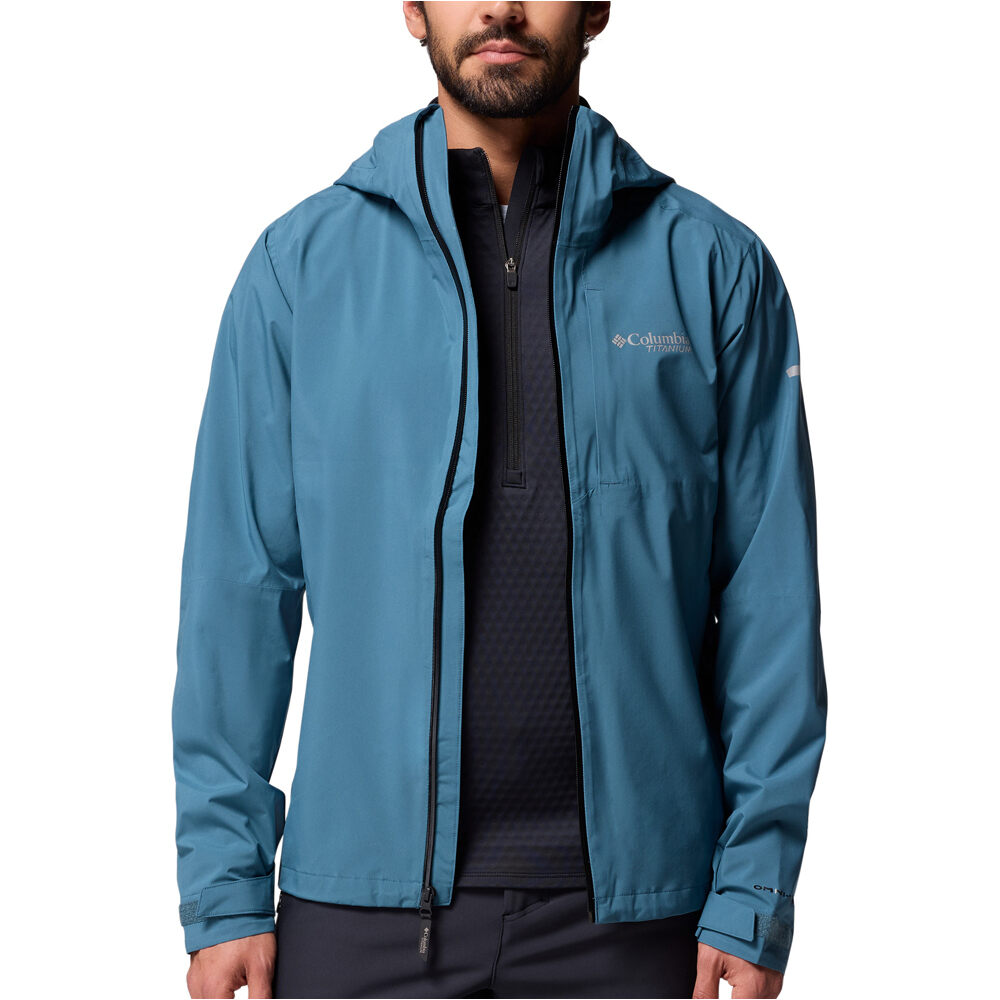 Columbia chaqueta impermeable hombre AMPLI-DRY II AZUL 03