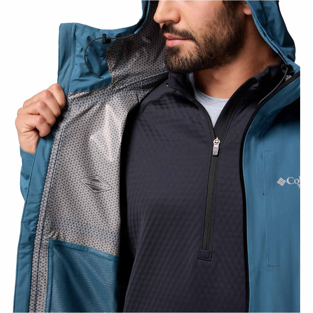Columbia chaqueta impermeable hombre AMPLI-DRY II AZUL 05