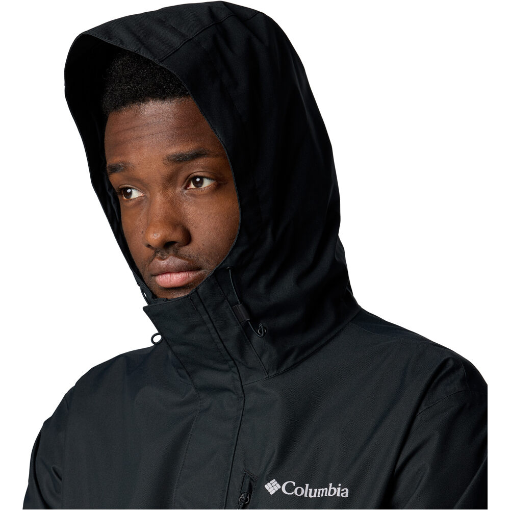 Columbia chaqueta impermeable hombre HIKEBOUND II NEGRO 04
