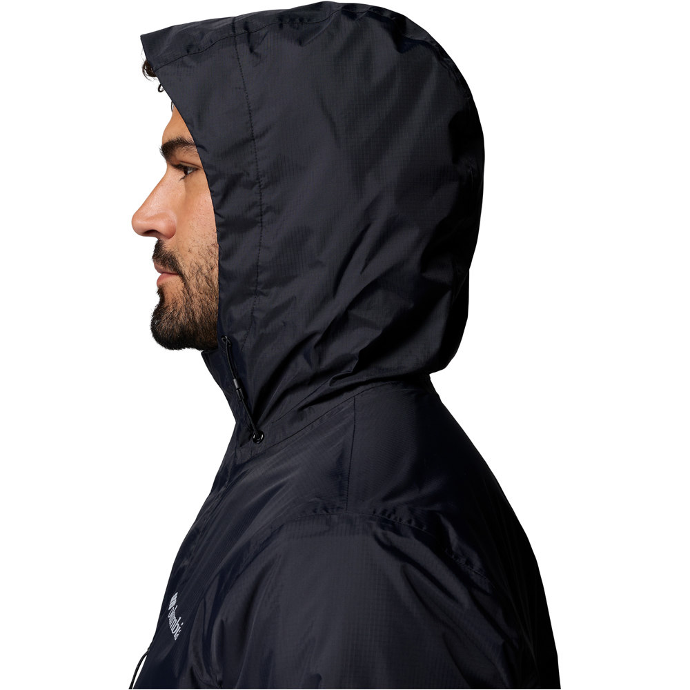 Columbia chaqueta impermeable hombre POURING ADVENTURE III NEGRO 06