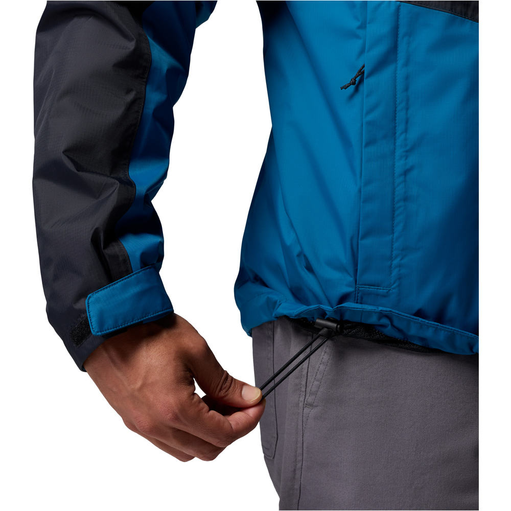 Columbia chaqueta impermeable hombre POURING ADVENTURE III NEGRO 07