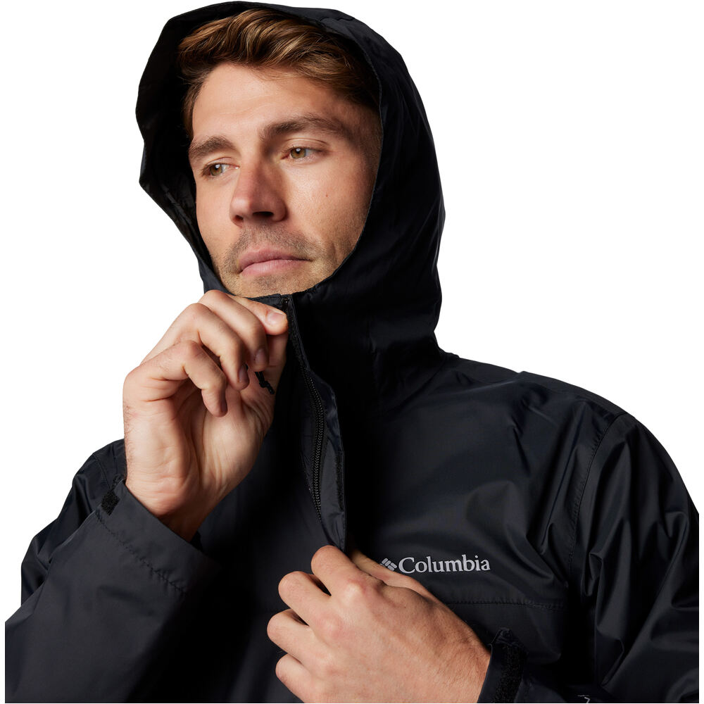 Columbia chaqueta impermeable hombre WATERLIGHT II NEGRO 04