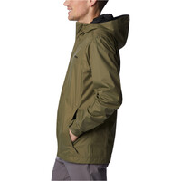 Columbia chaqueta impermeable hombre WATERTIGHT II VERDE vista detalle