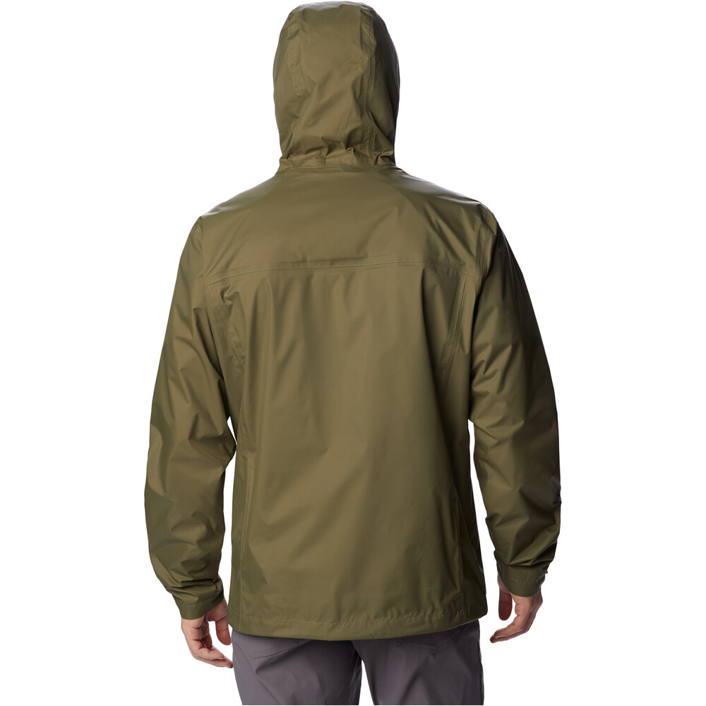 Columbia chaqueta impermeable hombre WATERTIGHT II VERDE vista trasera