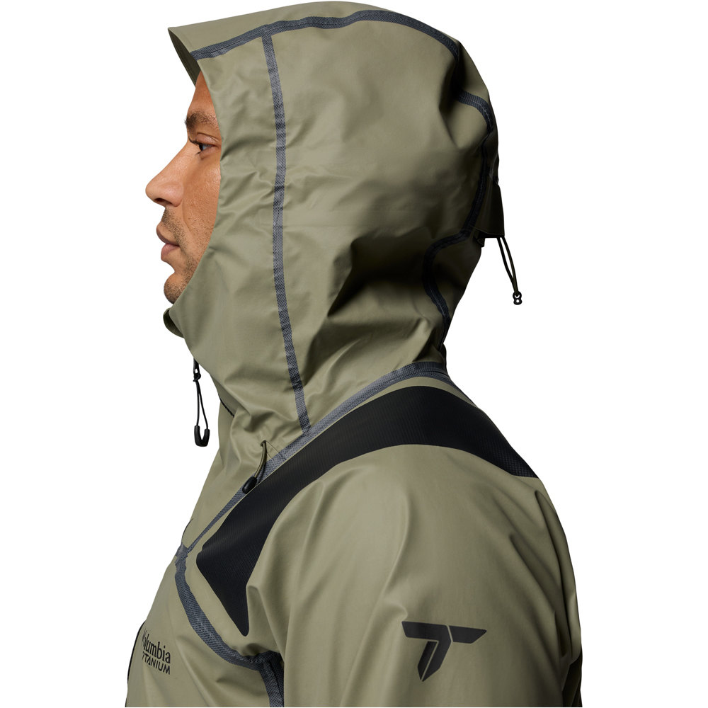 Columbia chaqueta impermeable hombre WHISTLER PEAK VERDE 05