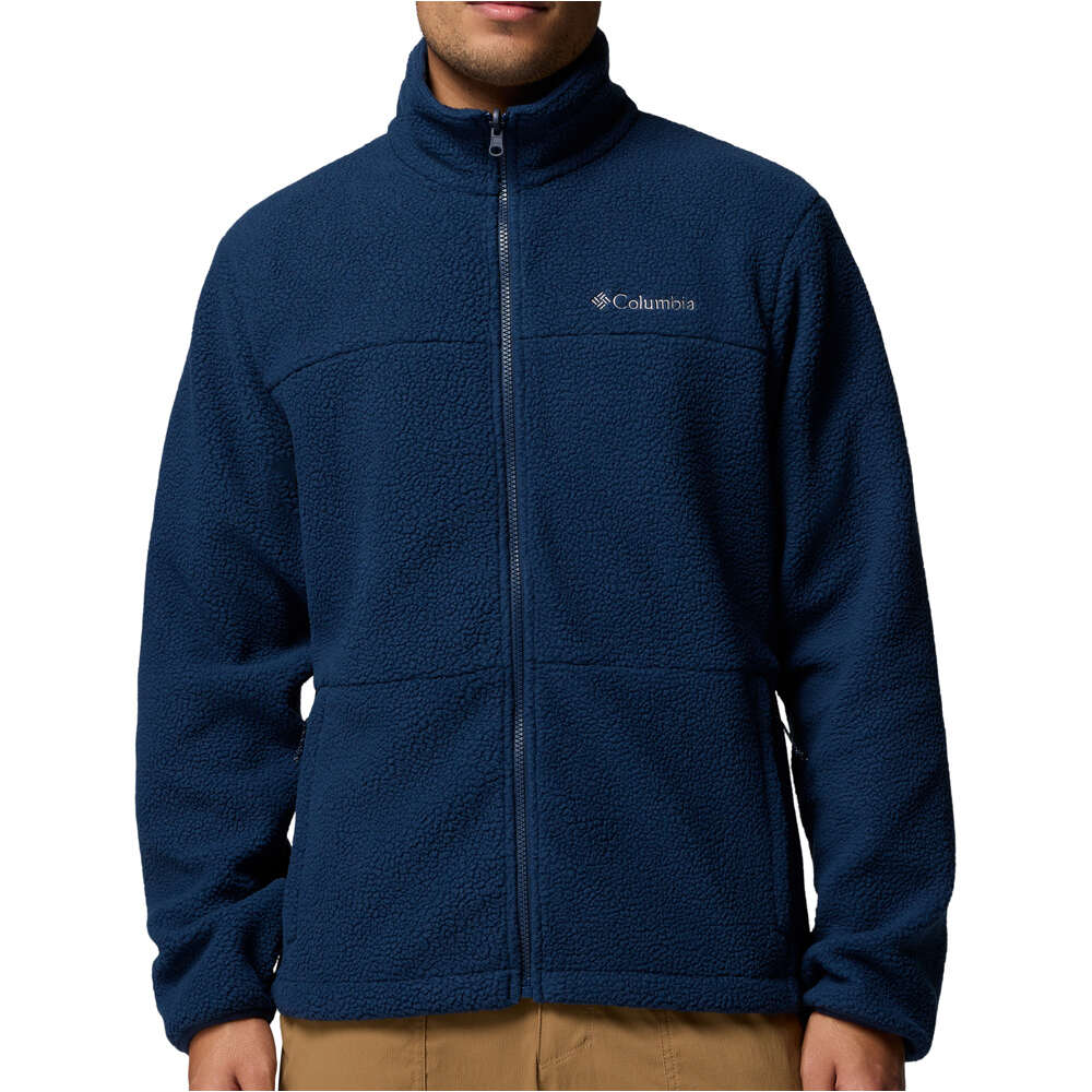 Columbia chaqueta impermeable insulada hombre HIKEBOUND II INTERCHANGE AZUL vista detalle