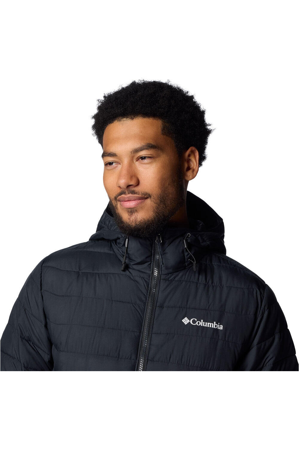 Columbia chaqueta impermeable insulada hombre POWDER LITE II NEGRO 03