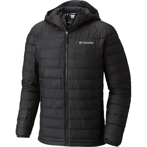Columbia chaqueta impermeable insulada hombre POWDER LITE II NEGRO