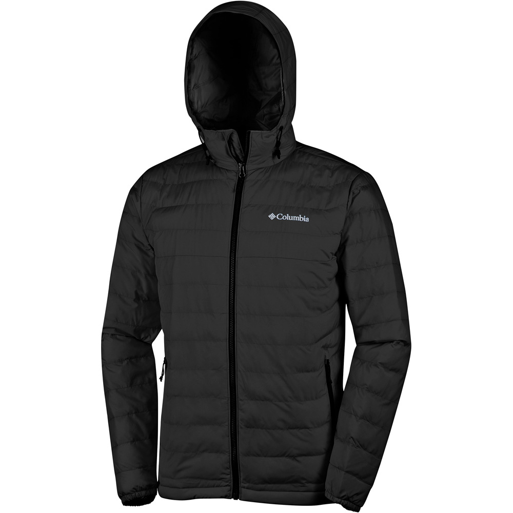 Columbia chaqueta impermeable insulada hombre POWDER LITE II NEGRO 08