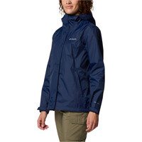 Columbia chaqueta impermeable mujer ARCADIA II AZUL vista detalle