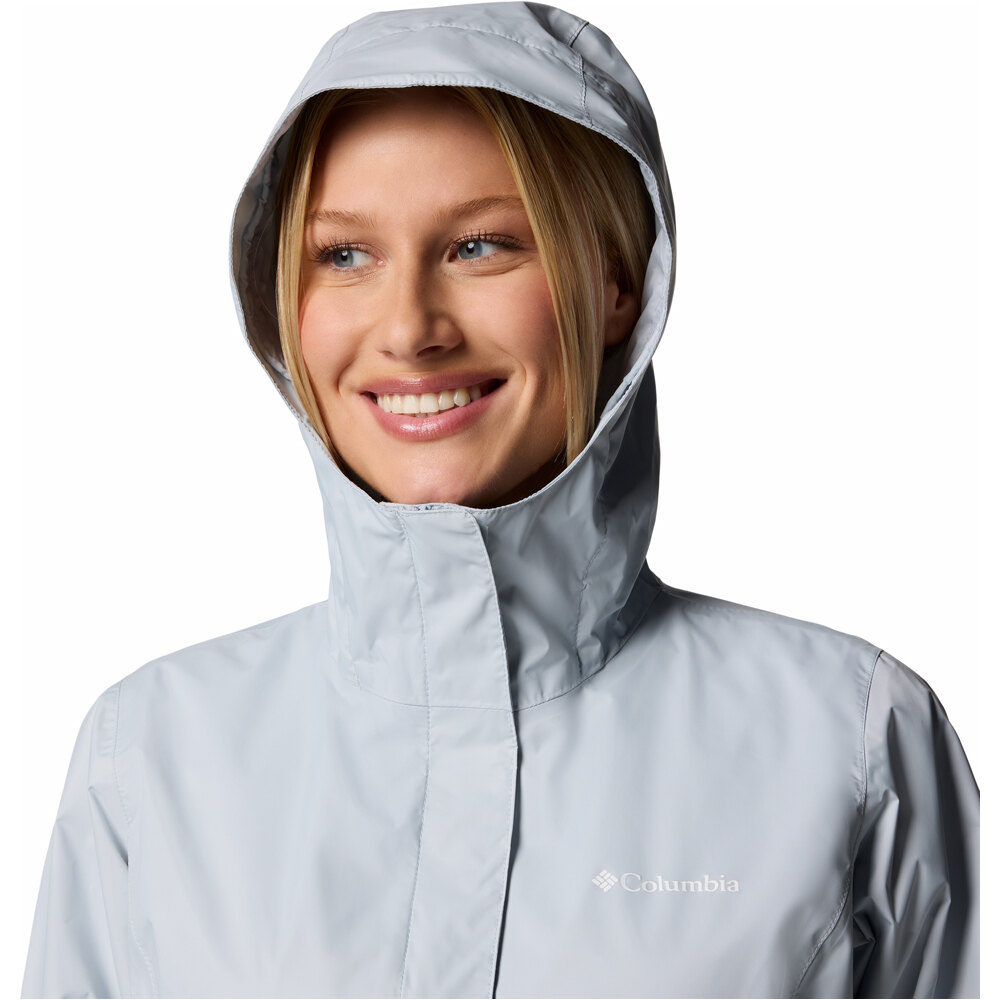 Columbia chaqueta impermeable mujer ARCADIA II GRIS 03