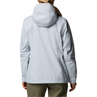 Columbia chaqueta impermeable mujer ARCADIA II GRIS vista trasera