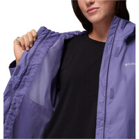 Columbia chaqueta impermeable mujer ARCADIA II MORADO 04