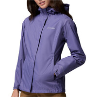 Columbia chaqueta impermeable mujer ARCADIA II MORADO vista detalle