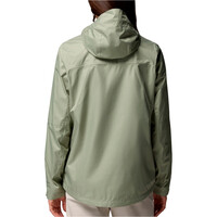 Columbia chaqueta impermeable mujer INNER LIMITS IV GRIS vista trasera