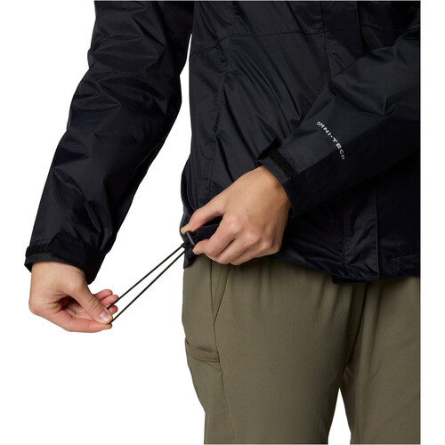 Columbia chaqueta impermeable mujer POURING ADVENTURE III NEGRO