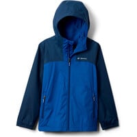 Columbia chaqueta impermeable niño RAINY TRAILS III LINED AZUL vista frontal