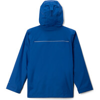 Columbia chaqueta impermeable niño WATERTIGHT II AZUL vista trasera