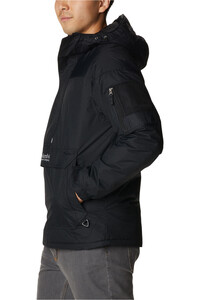 Columbia chaqueta outdoor hombre CHALLENGER II NEGRO vista detalle