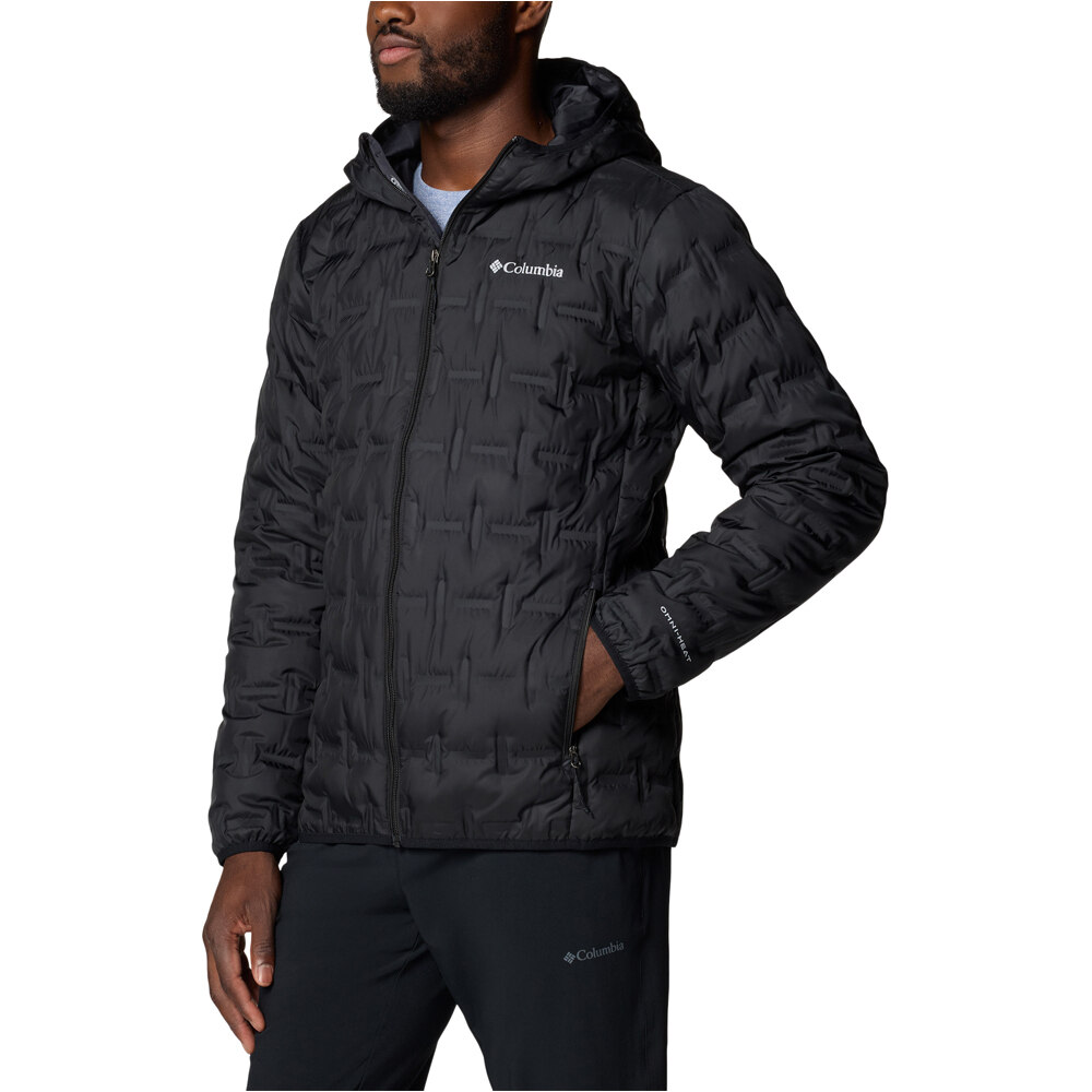 Columbia chaqueta outdoor hombre DELTA RIDGE II NEGRO vista detalle