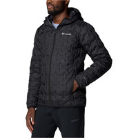 Columbia chaqueta outdoor hombre DELTA RIDGE II NEGRO vista detalle