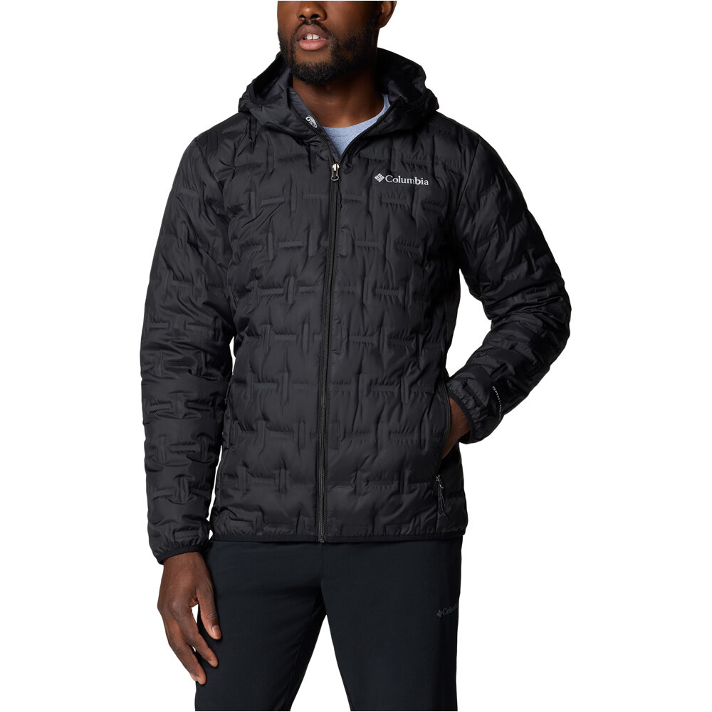 Columbia chaqueta outdoor hombre DELTA RIDGE II NEGRO vista frontal