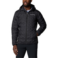 Columbia chaqueta outdoor hombre DELTA RIDGE II NEGRO vista frontal