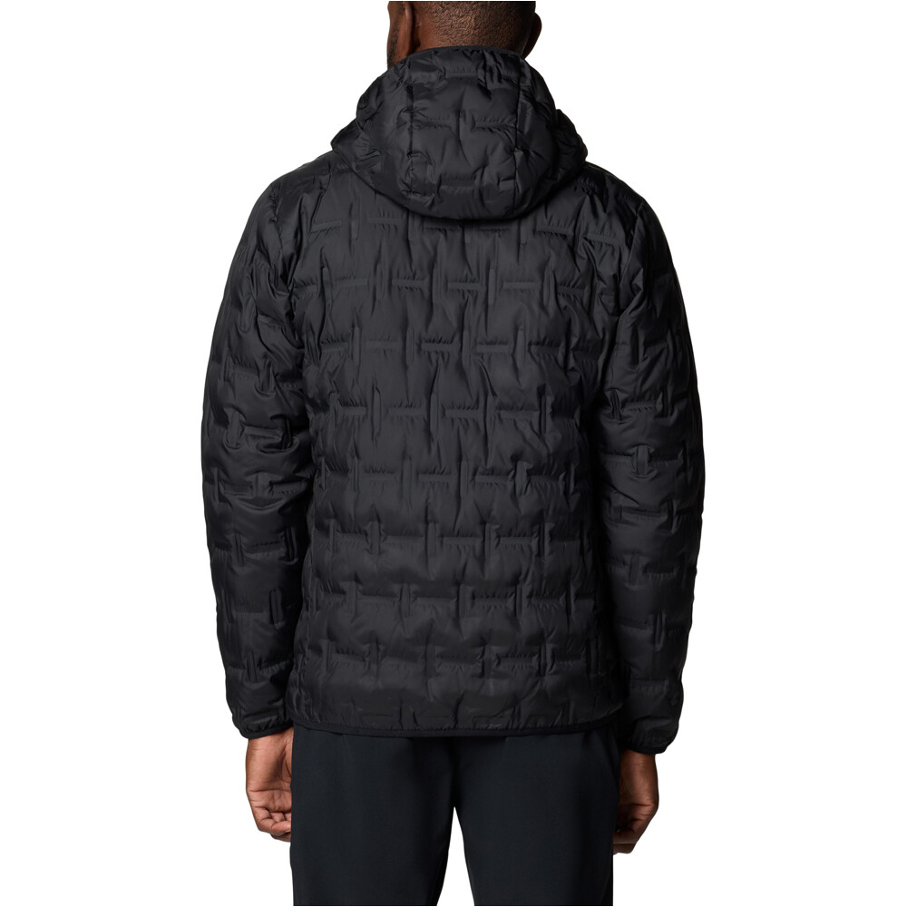 Columbia chaqueta outdoor hombre DELTA RIDGE II NEGRO vista trasera