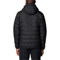 Columbia chaqueta outdoor hombre DELTA RIDGE II NEGRO vista trasera