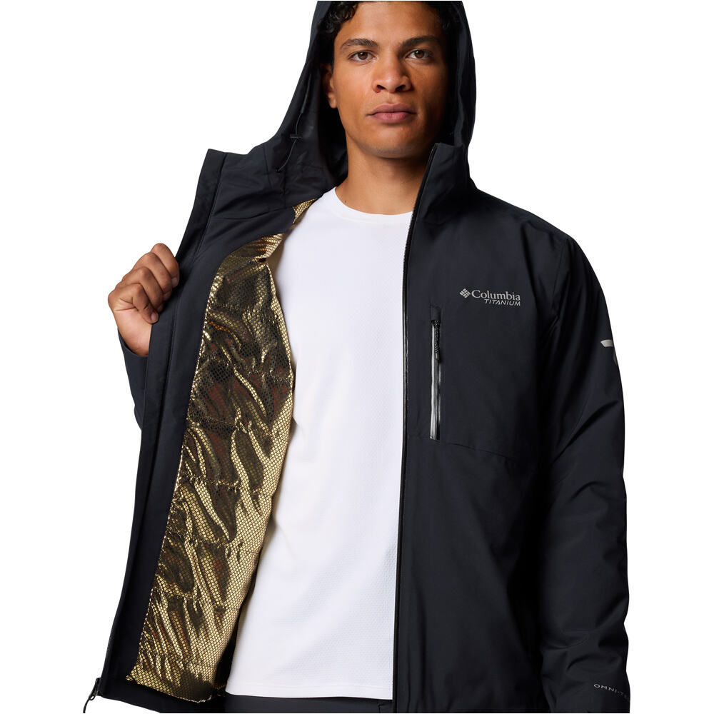 Columbia chaqueta outdoor hombre EXPLORER'S EDGE II NEGRO 04