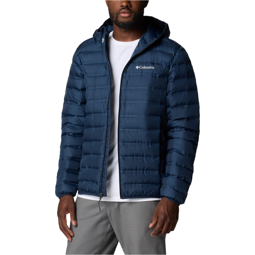 Columbia chaqueta outdoor hombre LAKE 22 II AZUL vista detalle