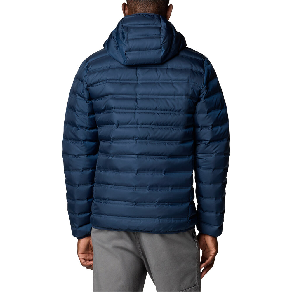 Columbia chaqueta outdoor hombre LAKE 22 II AZUL vista trasera