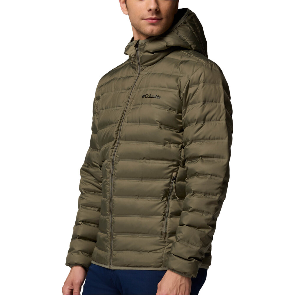 Columbia chaqueta outdoor hombre LAKE 22 II DOWN VERDE vista detalle