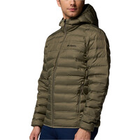 Columbia chaqueta outdoor hombre LAKE 22 II DOWN VERDE vista detalle