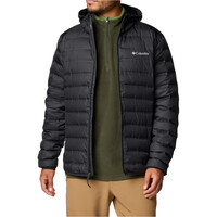 Columbia chaqueta outdoor hombre LAKE 22 II NEGRO vista detalle