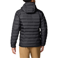 Columbia chaqueta outdoor hombre LAKE 22 II NEGRO vista trasera
