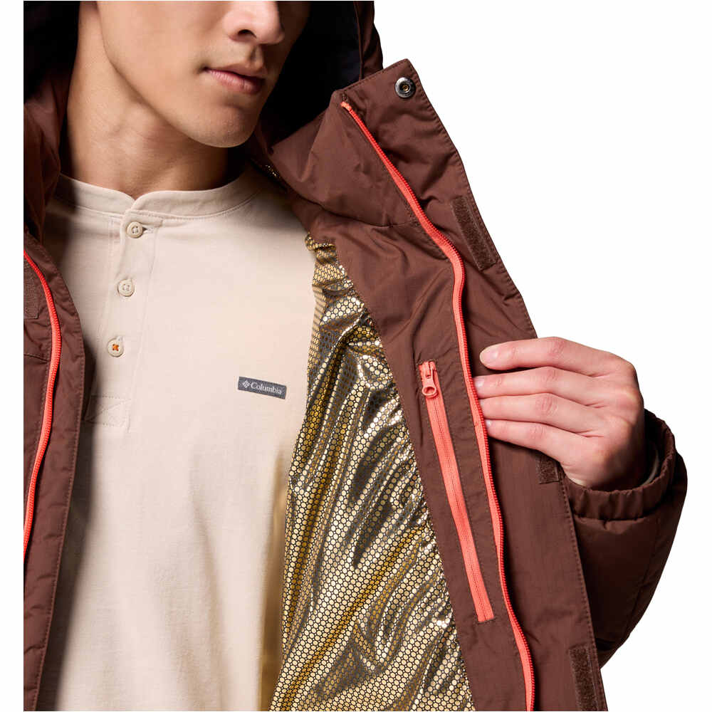Columbia chaqueta outdoor hombre LANDROAMER MARRON vista detalle