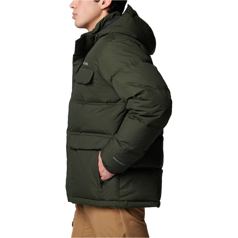 Columbia chaqueta outdoor hombre LANDROAMER VERDE vista detalle