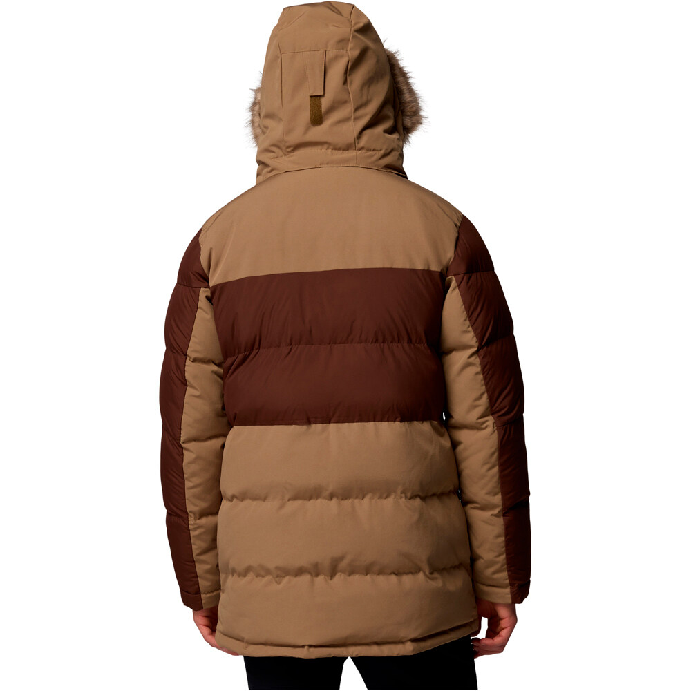 Columbia chaqueta outdoor hombre MARQUAM PEAK FUSION II MARRON vista trasera