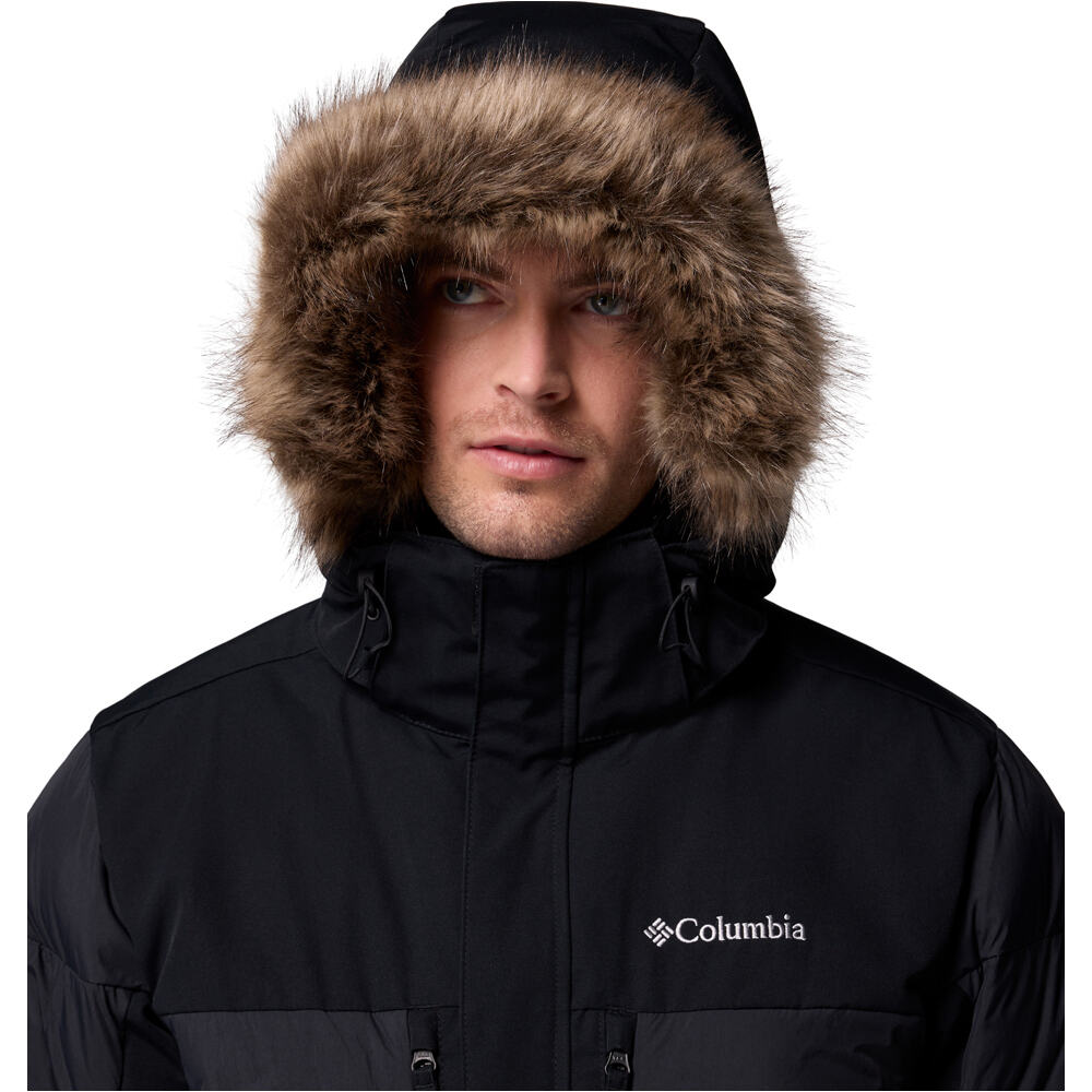 Columbia chaqueta outdoor hombre MARQUAM PEAK FUSION II NEGRO vista detalle