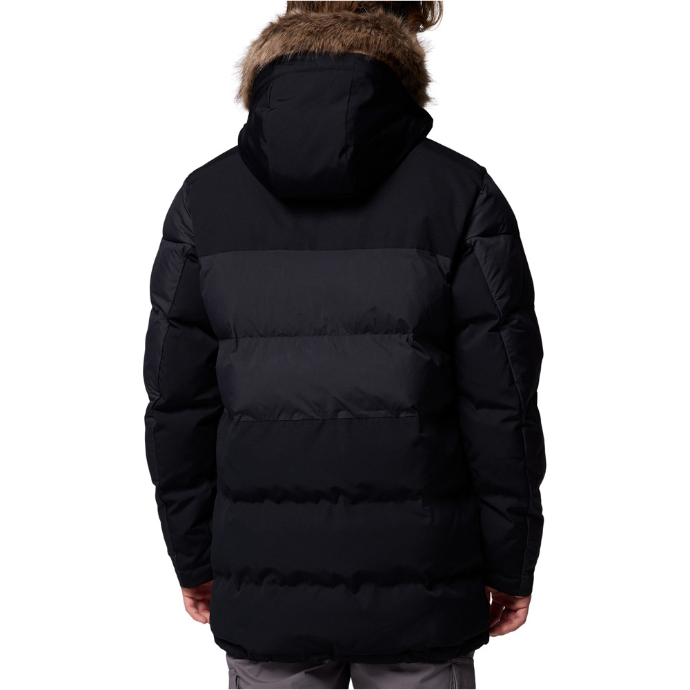 Columbia chaqueta outdoor hombre MARQUAM PEAK FUSION II NEGRO vista trasera